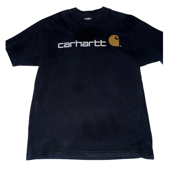Carhartt Other - Carhartt Mens Graphic Logo T-Shirt Black Short Sleeve Crewneck Cotton Large